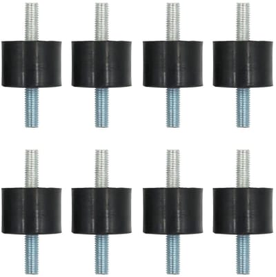 Rubber Shock Absorber voor Vibration Demping, Rubber Lagers met Schroeven, Ideaal voor Waterpompen en Luchtcompressoren, 20 x 15 cm