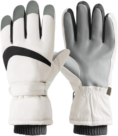 Winterse Ski Handschoenen voor Dames, Winddicht en Warm, Met Touchscreen en Waterdichte Buitenkant, Ideaal voor Skiën, Fietsen en Buitenactiviteiten