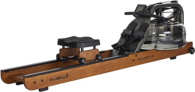 Fluid Rower Apollo Pro XL - Opklapbaar - Roeimachine met 10 weerstanden - Roeiapparaat voor thuis - Bluetooth - Verstelbaar - Water weerstand - Inclusief hartslagfunctie