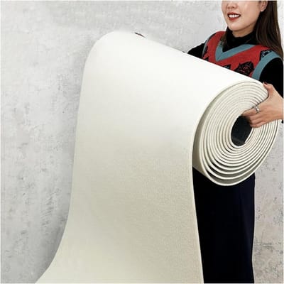Zelfklevend Behang - Decoratief Muurfolie - Muren Renoveren - XPE Isolatiemateriaal - 8 mm dik - Wit