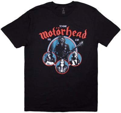 Motorhead - 50 Years Lemmy Circles Heren T-shirt - S - Zwart