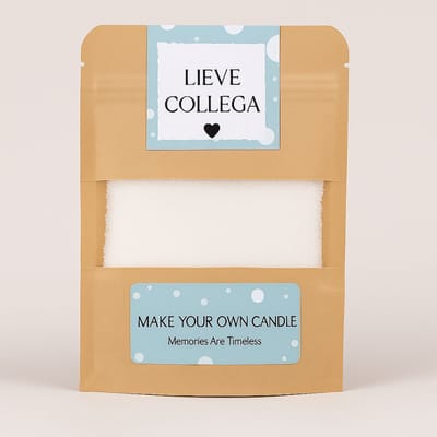 Cadeau Collega - Zelf kaars maken - DIY - Kaarszand met lontjes