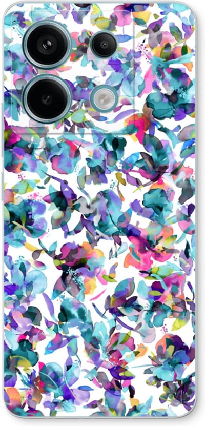 Case Company® - Hoesje geschikt voor Xiaomi Poco X6 hoesje - Hibiscus Flowers - Soft Cover Telefoonhoesje - Bescherming aan alle Kanten en Schermrand