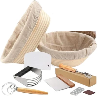 Brood Gistingsmand Set - Rijsmand Brood - Brood Bakken - Traditionele Bakkerij Technieken - 12 Stuks - Niet gespecificeerd