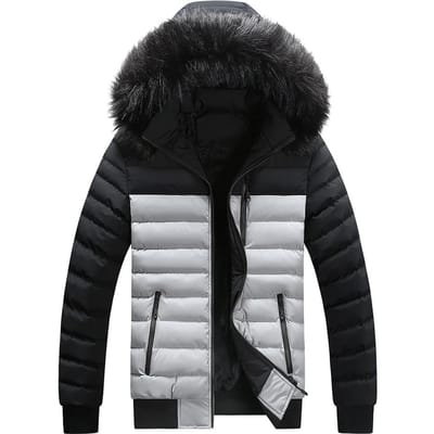 Veste à capuche thermique rembourrée pour homme, nouvelle collection automne et hiver 4XL
