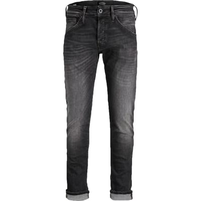 JACK & JONES Glenn Fox loose fit - heren jeans - zwart denim