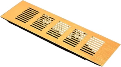 Ventilatieafdekking - Roosters Sneeuwbloemen - Optimale Luchtcirculatie - Modern Elegant Ontwerp - 80x250mm - Goud