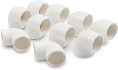 20 Stuks 20MM (1/2 Inch) 90 Graden PVC Elleboog Koppeling voor Waterleidingen