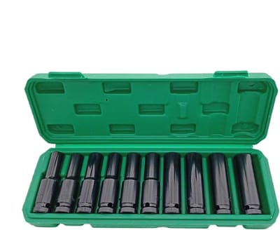 Elektrische Ratelset - Dopsleutelset - Mechanisch Werk - Dunne Profiel - 1/2 Inch