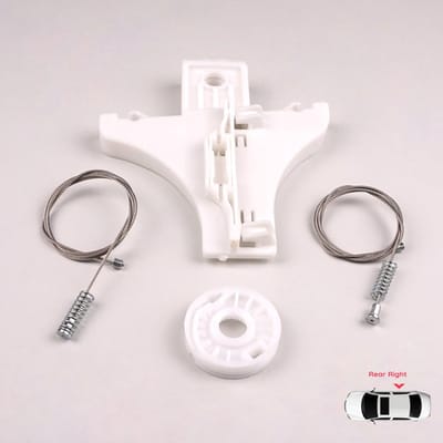 BWR621 Elektrische Raammechanisme Reparatieset Achterdeur Rechts voor VW Golf MK4 1997-06 Jetta Bora A4 1J 1998-06 4/5 Deurs 1J4839462