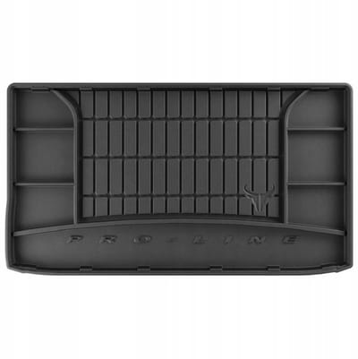 FROGUM - Kofferbakmat - Geschikt voor FORD B-MAX (2012-2017) - Lage laadvloer - TPE Rubber - Zwart