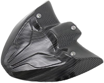 Dailygoods- Voorspatbord Snavel Neus Cone - Kunststof - Compatibel met Yamaha Tracer 700/GT 2016-2021 - Carbon Fiber Look - Bescherming tegen wegspray - Inclusief accessoires - Spatbordextensie