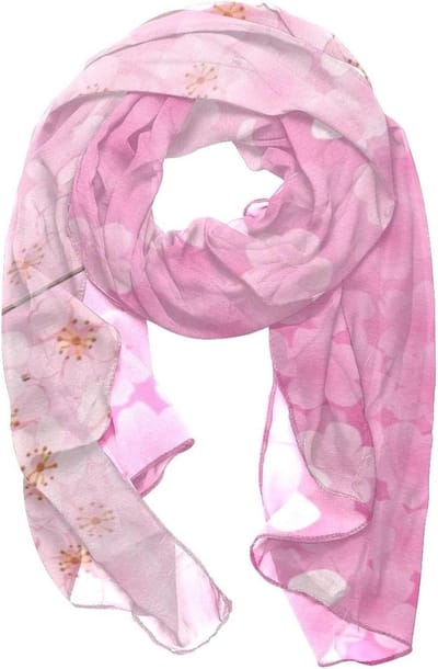 Chiffon Haar Sjaal - Mode Accessoire - Stijvolle Afwerking - Zijdezacht Materiaal - 180x73cm - Multicolor