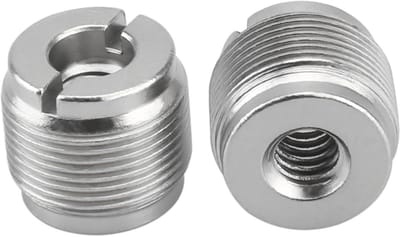 Schroefadapter 1/4 inch naar 5/8 inch voor microfoon en camera