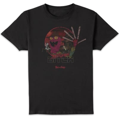 Rick and Morty Nightmare On Scary Street t-shirt - Zwart - S