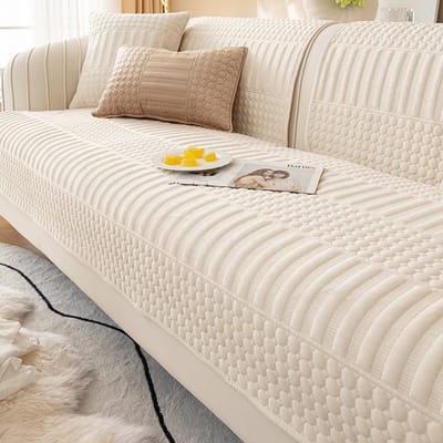 Verdikken Pluche Bankhanddoek Universeel Bankkussen Antislip Bankhoezen Bankhanddoek Voor Woonkamer Decor Meubelbescherming 1pc 45x45 pillowcase