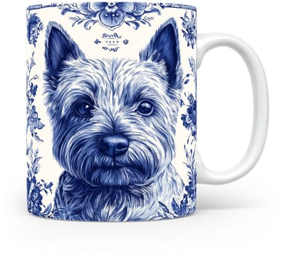 Mok Norwich terrier Beker voor koffie of tas voor thee, cadeau voor dierenliefhebbers, moeder, vader, collega, vriend, vriendin, kantoor, opa, oma, hond, kerst, sinterklaas, verjaardag