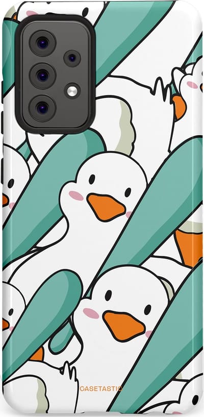 Casetastic Hoesje Geschikt voor Samsung A52 (4G/5G/s) - Stijlvolle Beschermende Duo-layer Case - Ganssterk