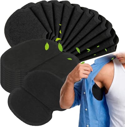 Zweetkussens - Oksel pads - Droog Blijven - Extra Sterke Lijm - 60 Stuks - Zwart