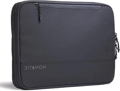 Laptoptas - Schoudertas Tech - Technische Uitrusting - Waterafstotend Materiaal - Tot 39 cm - Zwart