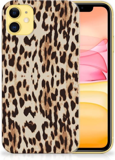 Apple iPhone 11 TPU Hoesje Leopard