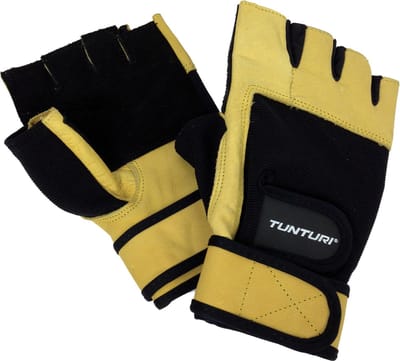 Tunturi High Impact - Fitness Gloves - Fitness handschoenen - Sporthandschoenen - Leder - Maat M