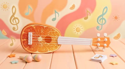 snaarinstrument ukelele ukulele Kids fruitthema ukulele - kleine gitaar voor kinderen, speelgoed muziekinstrument,Mini ukelele - kinder gitaar - Speelgoed gitaar