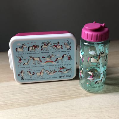 Eenhoorn Lunchbox met drinkfles / drinkbeker - Tyrrell Katz