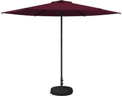 vidaXL - Tuinparasol - met - voet - 300 - x - 300 - cm - Polyester - Rechthoekig