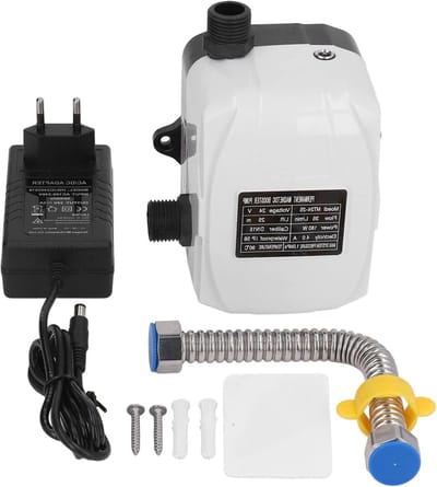 Booster Pomp - Waterdruk Verhoger - Douche Verbeteren - Intelligente Start-Stop - 35L/min - Zwart