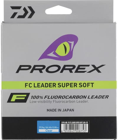 Prorex Fluorocarbon Leader Super Soft | 15m 0.90mm Clear