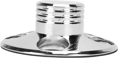 Platenspeler Stabilisator - Recordgewicht Vinyl - Verbeter Geluidskwaliteit - Trillingsdempend Aluminium - 78x30mm - Zilver