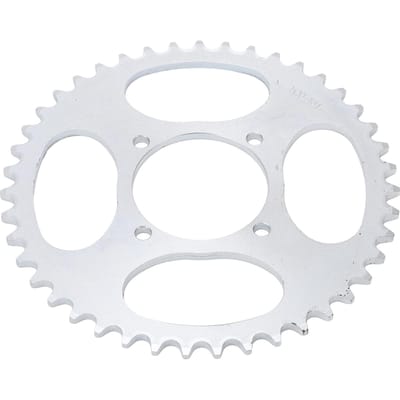 Pignon arrière 520 43 dents Pas 520 Pignon arrière pour karting, VTT, moto légère DIY white