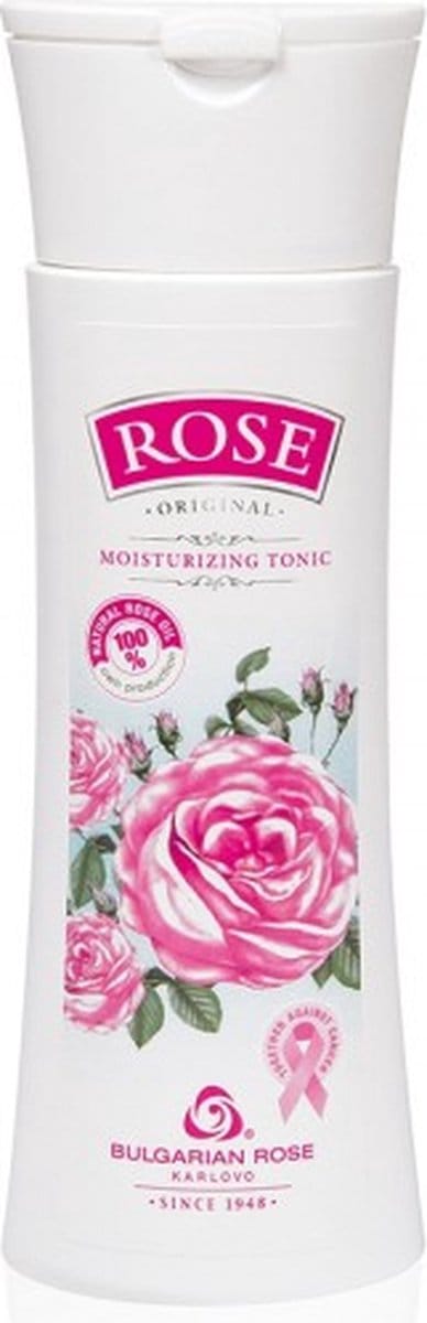 Moisturizing tonic Rose Original | 150 ml | Hydraterende gezichtstoner met allantoïne, D-panthenol en 100% natuurlijke Bulgaarse rozenolie en rozenwater