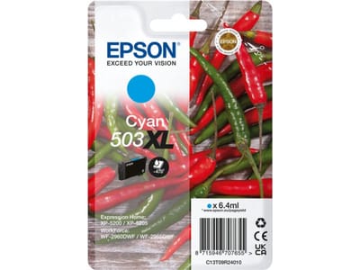 Epson 503XL (C13T09R24010) Inktcartridge Cyaan Hoge capaciteit