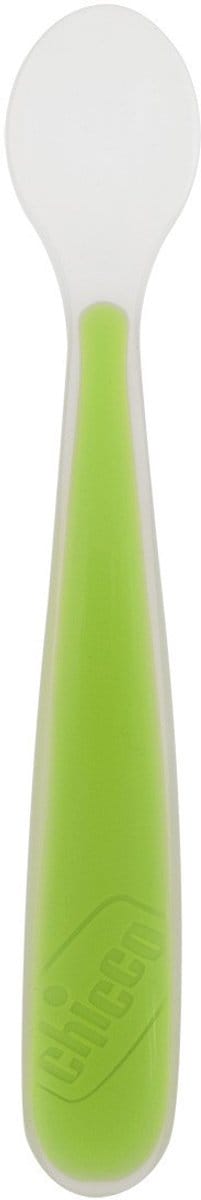 Zachte Silicone Lepel - Groen - Babylepel 6m+