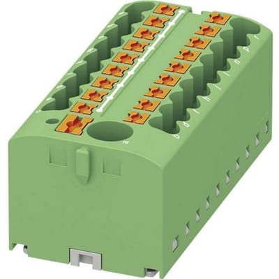 Phoenix Contact 3273382 Verdeelblok 56 mm Spanveer Groen 8 stuk(s)