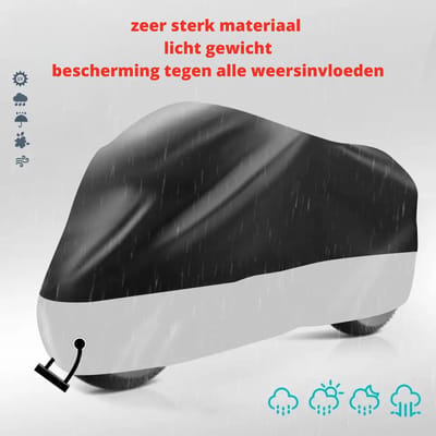Waterdichte motorhoes - Scooterhoes - voor buiten, zeer sterke kwaliteit. maat: XXL