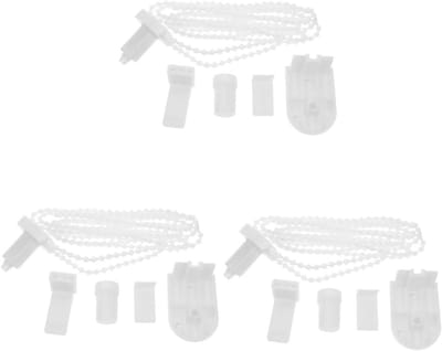 Rolgordijn Onderdelen - Reparatieset Gordijnen - Gordijnen Repareren - Complete Set - 3 Sets - Wit