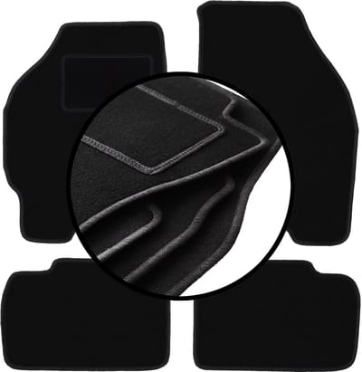 Complete set veloursmatten voor: Fiat Punto I hatchback (1992-1999)
