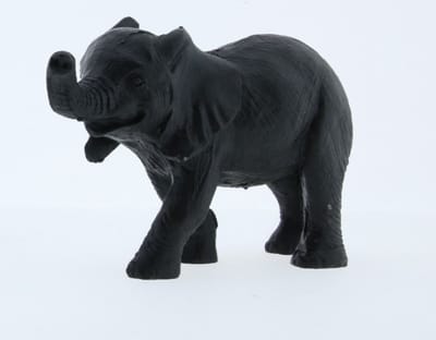 Kerstbal Olifant en Cheeta - Kersthanger - Zwart - Kerstdecoratie Olifant - 2 stuks - Light & Living