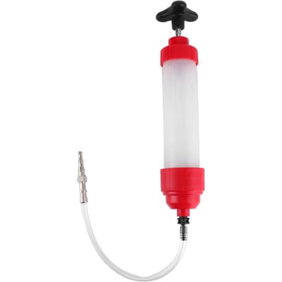 350ml Remontluchting & Koppeling Ontluchter Vloeistof Handgereedschap Pompkit Olie Afzuiging Vullen Spuit white