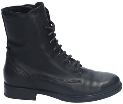Durea Dames Veterboot - 9826-835-1898 Zwart - Wijdte H - Maat 4 (37)