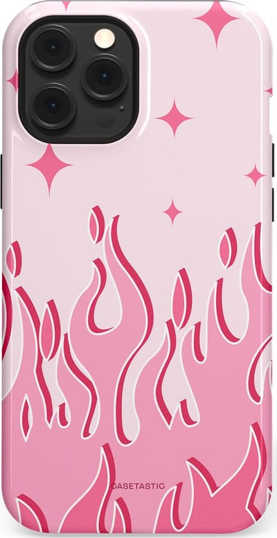 Casetastic Hoesje Geschikt voor Apple iPhone 12 Pro Max Magsafe - Stijlvolle Beschermende Duo-layer Case - Twinkelvuur