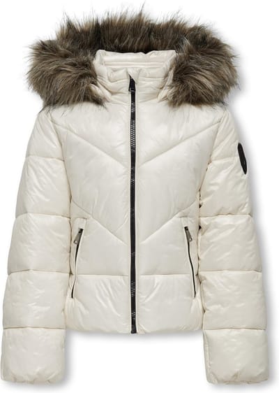 ONLY KOGFEVER SHORT PUFFER OTW Meisjes Jas - Maat 146