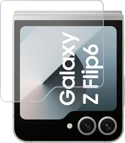 Geschikt voor Samsung Galaxy Z Flip 6 / Flip 7 FE - Screenprotector - Beschermglas - GuardCover