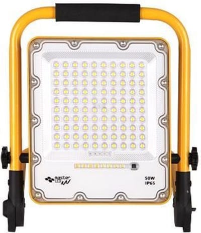 50W LED schijnwerper - Oplaadbaar - 8500 Lumen - IP65 - Neutraal wit