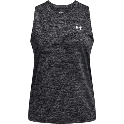 Under Armour Tech Tank Twist Dames Sporttop - Zwart