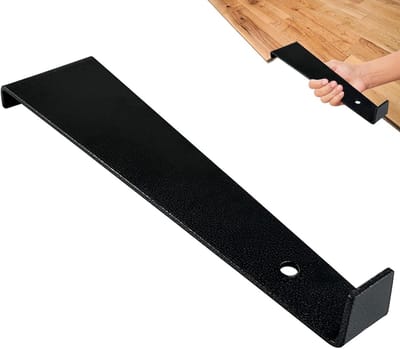 Vloer Installatie Tool - Klus Hulp - Vloeren Leggen - Krasbestendig Ontwerp - 31 cm - Zwart
