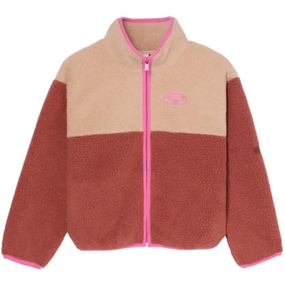 Roxy For The Homies Fleece Jas Roze 10 Years Meisje